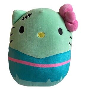 Hello Kitty Frankenstein Plush 8" Sanrio Kellytoy Squishmallows NEW